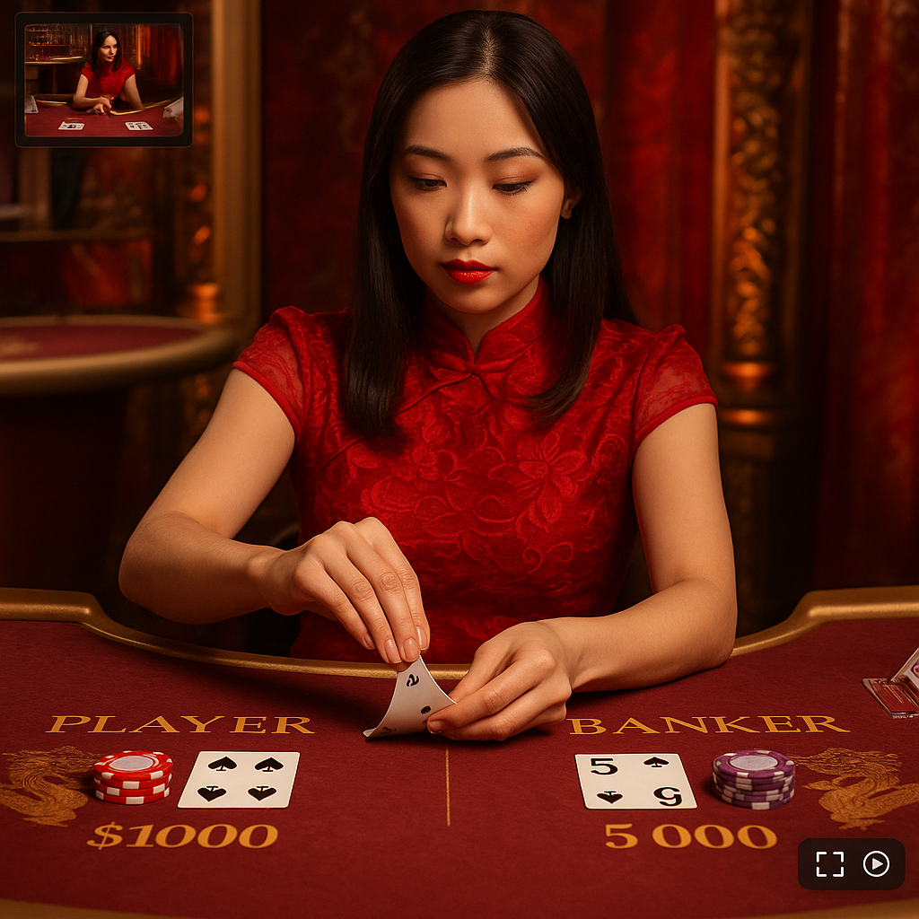 Vavada - Live Baccarat - Real Dealer Casino Game