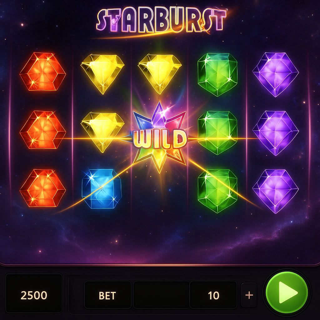 Vavada - Starburst Slot Game - NetEnt Casino Game
